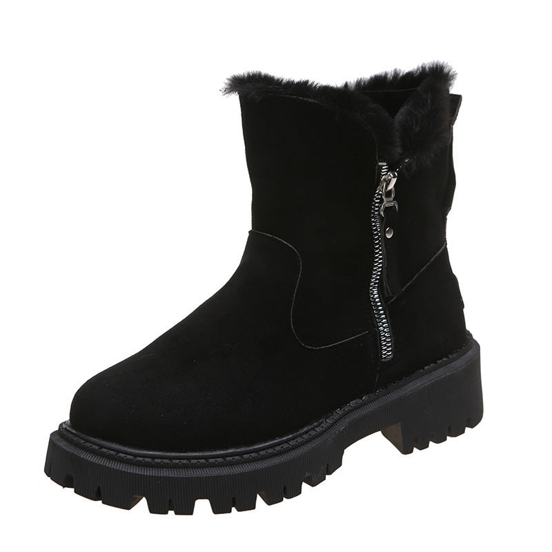 Velvet Snow Boots