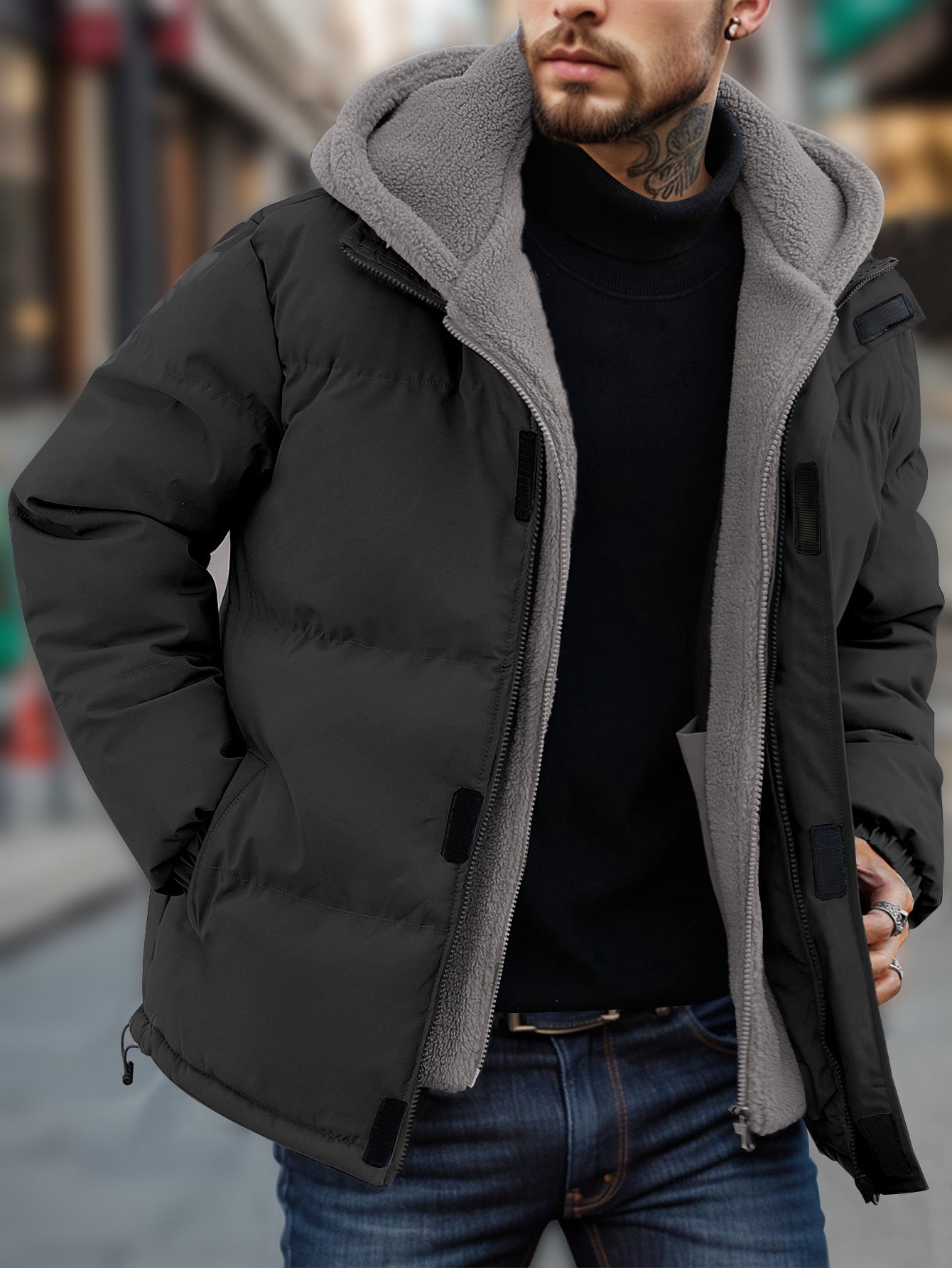 Windproof Down Jacket