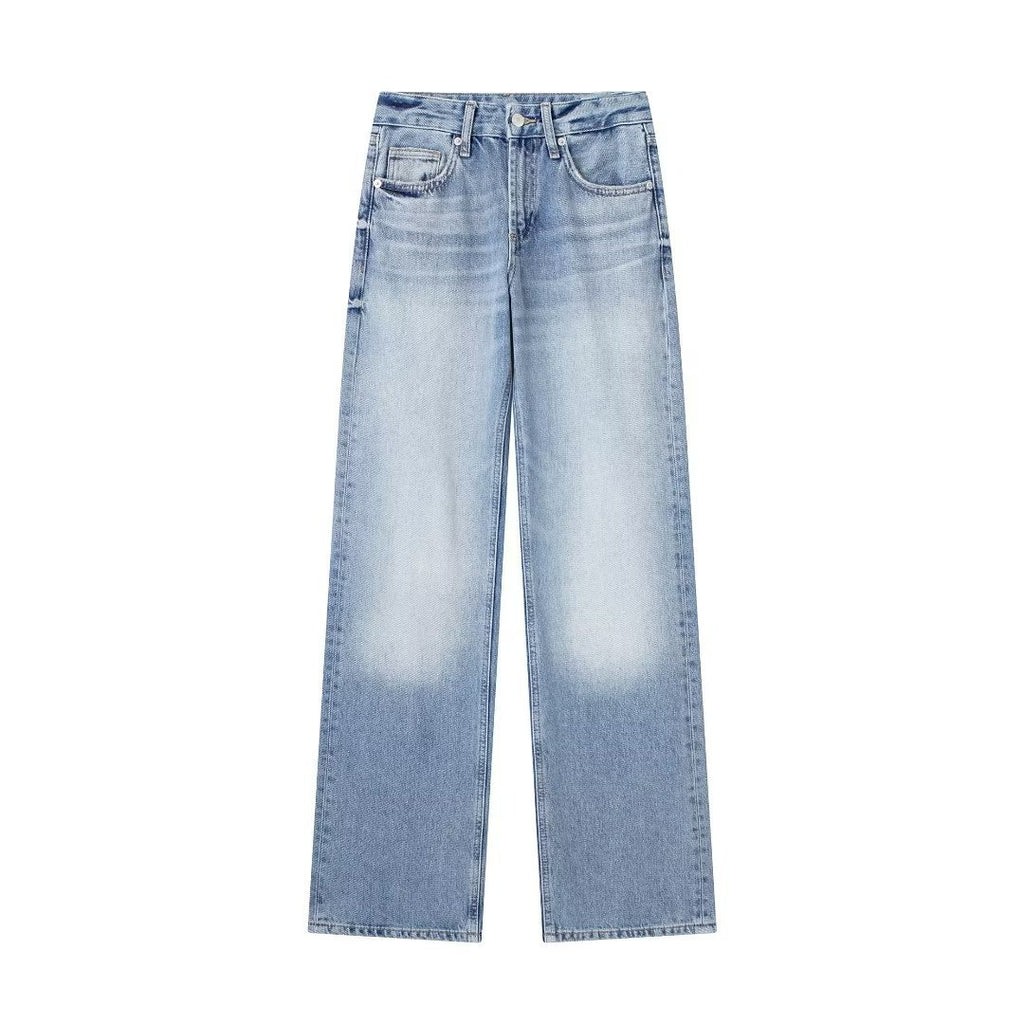 Maillard High Waist Loose Wide Legs Jeans