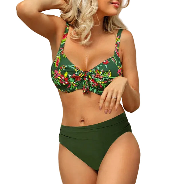 High Waist Split Bikini