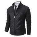 Men's Sweater Coat Zipped Stand Collar Sweater