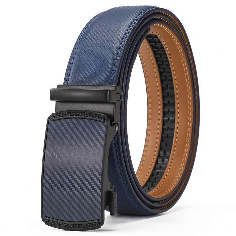 Automatic Buckle Leisure Business Belt Cowhide Belt