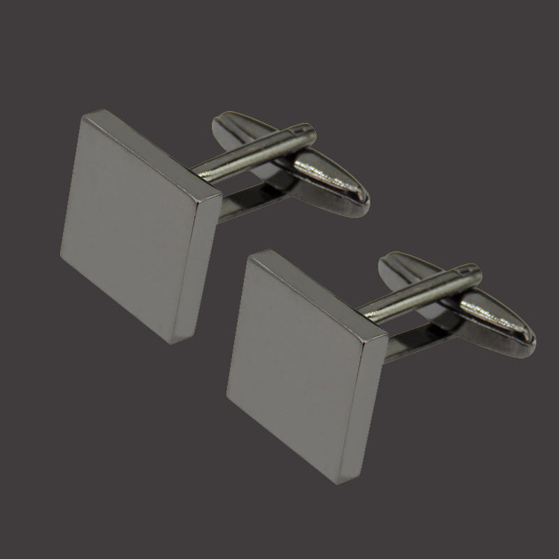 Men Metal Copper Cufflinks- Diamond Sadaf