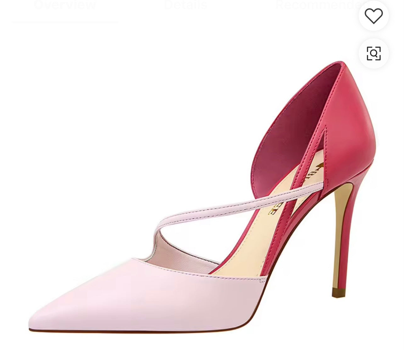 Color Matching Hollow Word With Thin Shoes