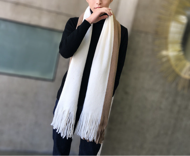 Men's Fashion Versatile Knitting Wool Scarf