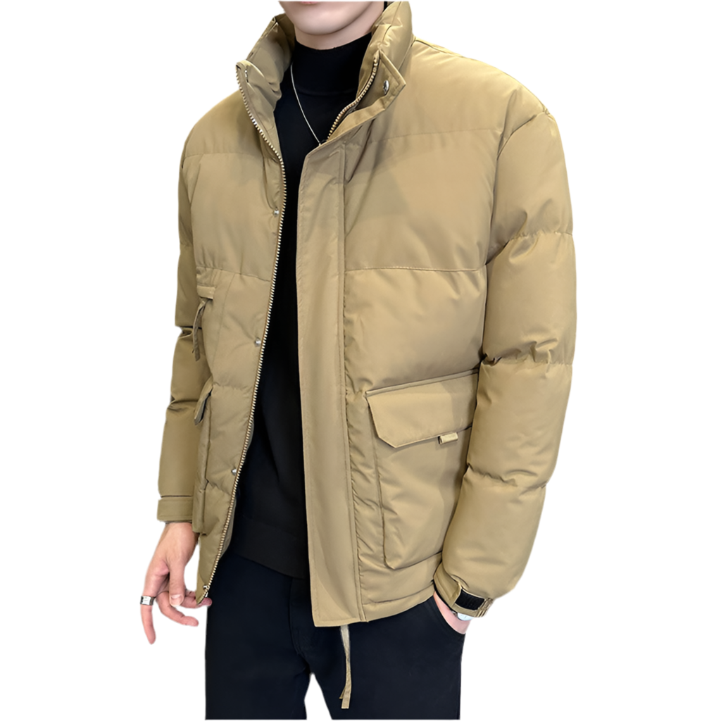 Cotton Jacket Thickening Stand Collar Bread Coat Leisure Warm