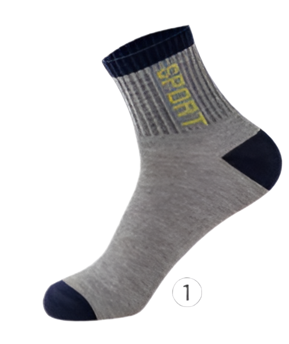Summer Socks Men's Mid-calf Length Sock