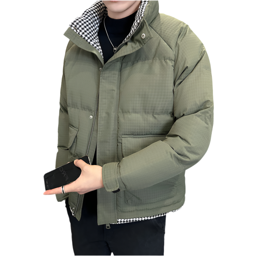 Cotton Jacket Thickening Stand Collar Bread Coat Leisure Warm