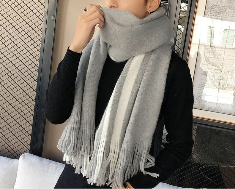Men's Fashion Versatile Knitting Wool Scarf