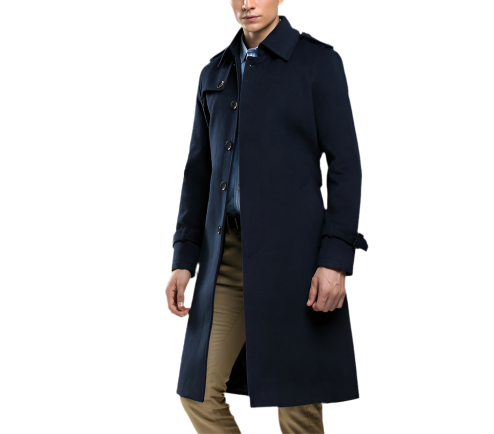 Casual Long Tweed Coat