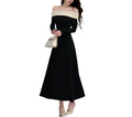 Off-shoulder Knitted Dress Women