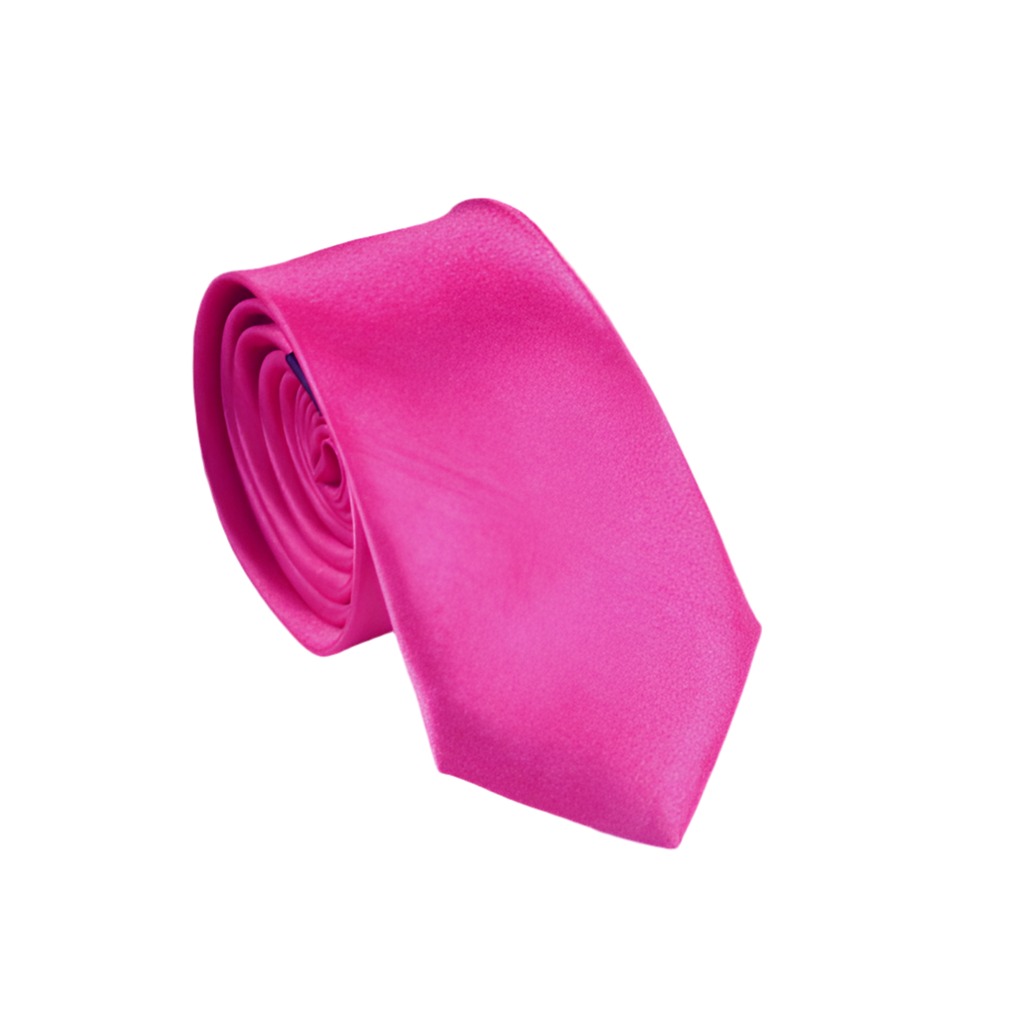 Casual Solid Color Polyester Silk Business Men's Tie