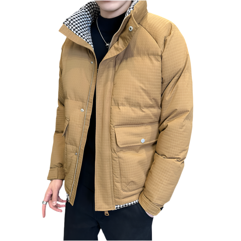 Cotton Jacket Thickening Stand Collar Bread Coat Leisure Warm