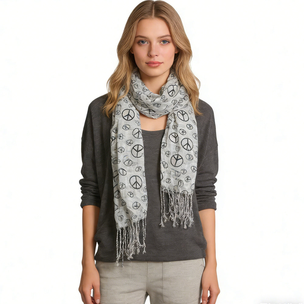 2pcs Geometric Pattern Black White Scarf,makes Bold Statement Scarf ,vacation,daily Life,evening Party,Office Appropriate Subtlety For Women Men