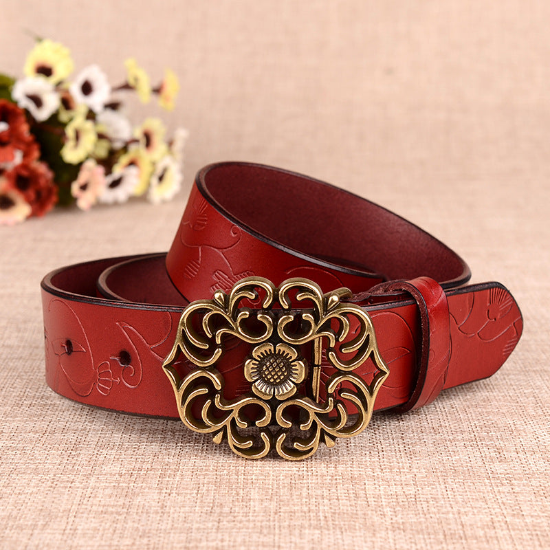Leather Vintage Decorative Belt