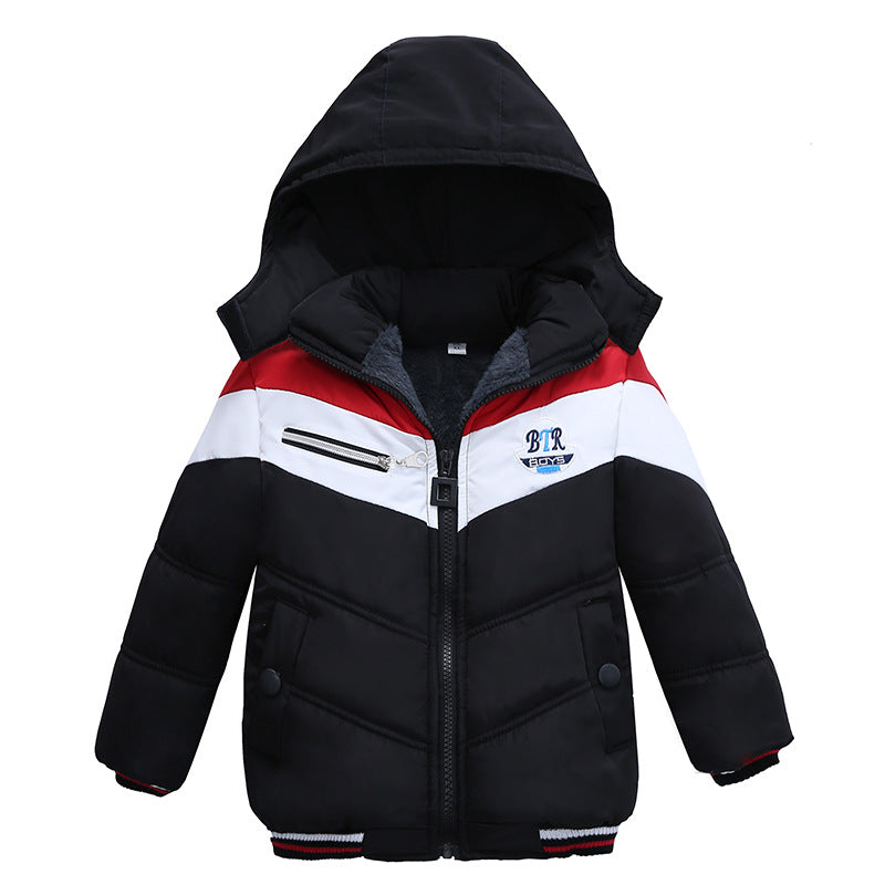 Long Sleeved Hooded Padded Jacket