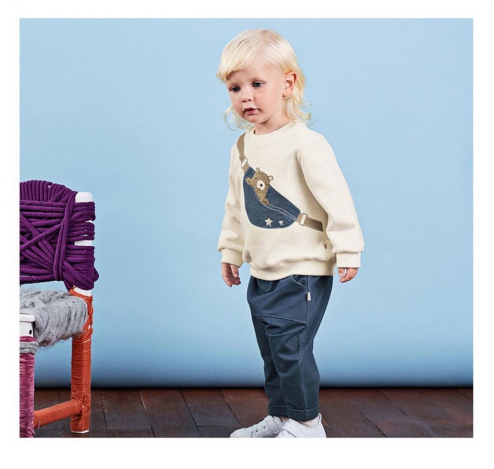 Boys' Fashion Casual Exercise Sweater Pants Suit