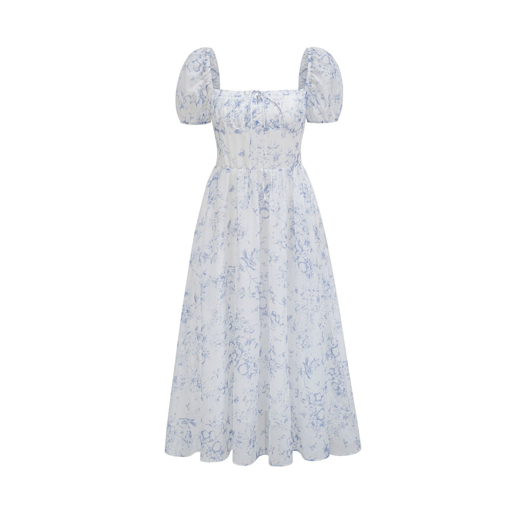Short Sleeve Mid-length Dress