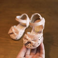 Summer Girls Baotou Sandals Children's Fashion Flower Princess Baotou Shoes