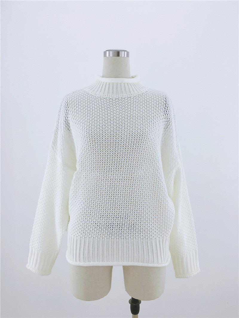 Women’s High Neck Knit Sweater