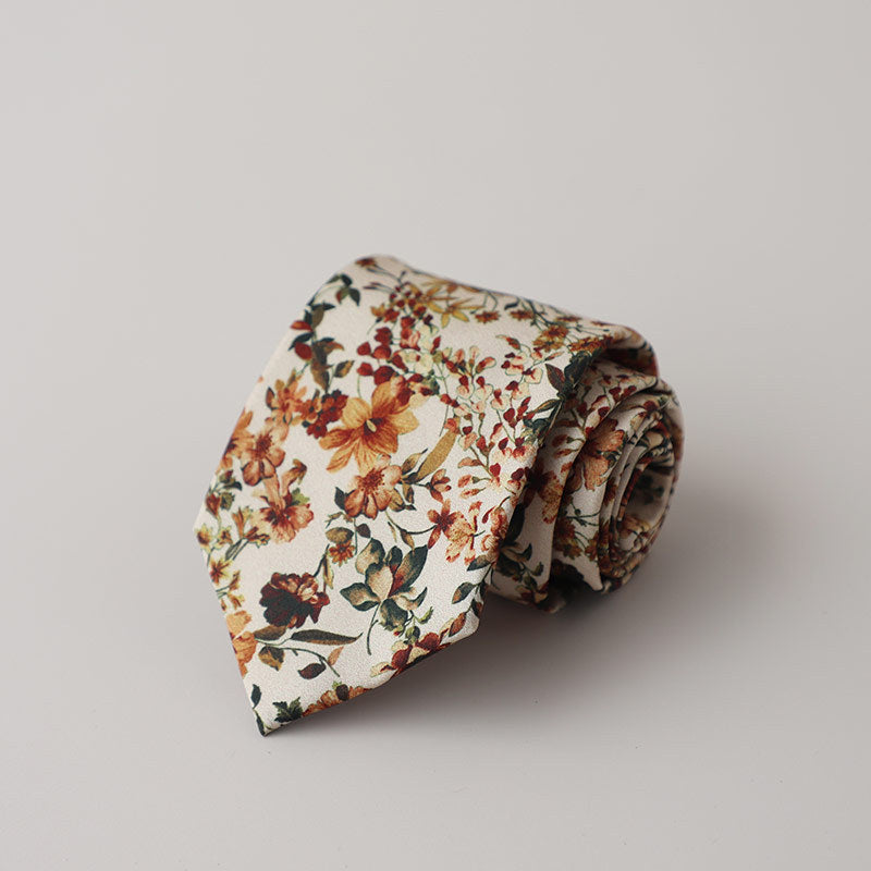 Retro Light Color Hong Kong Style Tie