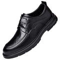 Business Formal Brown Lace-up Leather Shoes