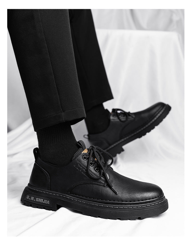 Men's  Casual Leather Shoes Martin Boots