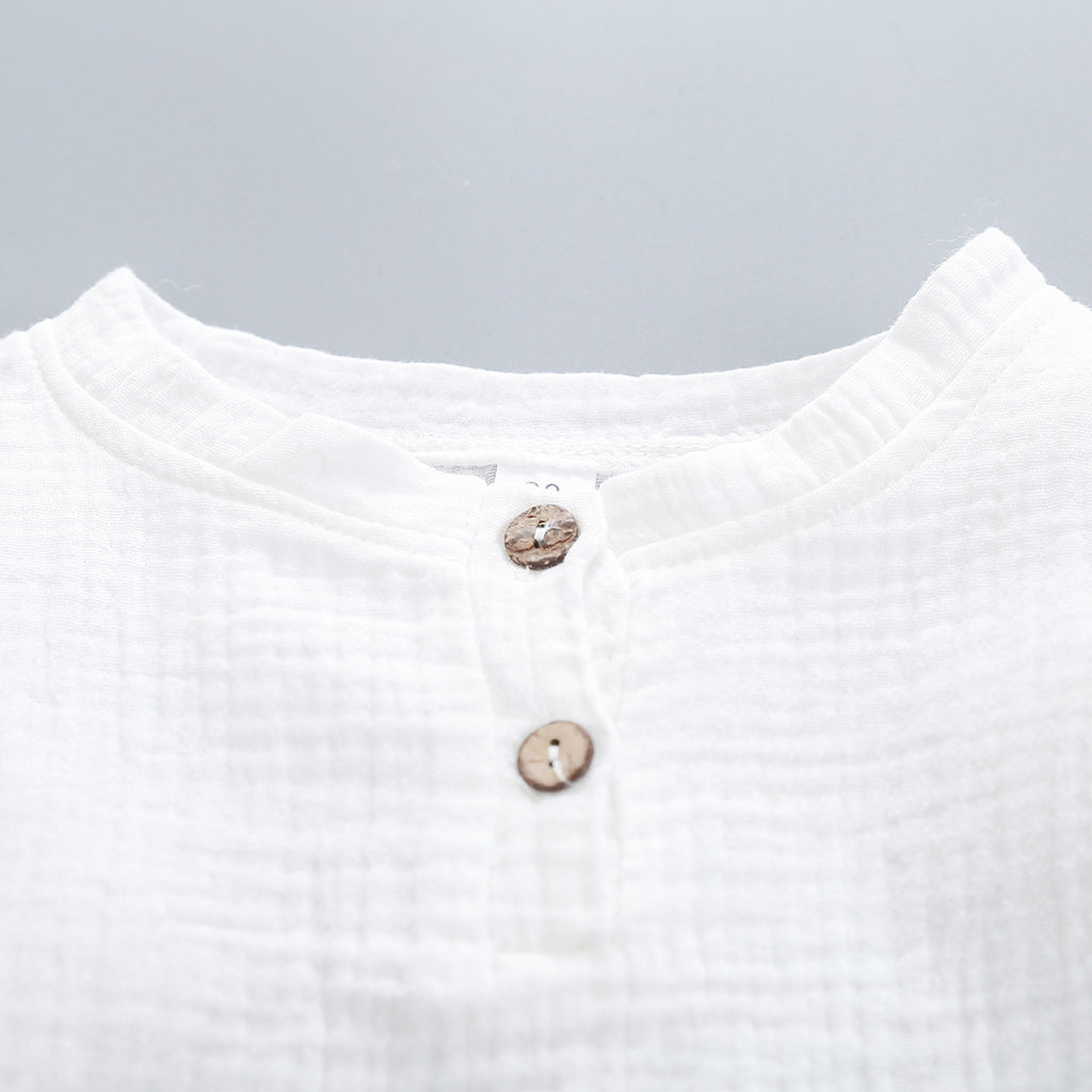 Pullover Top Plus Shorts Suit Cotton