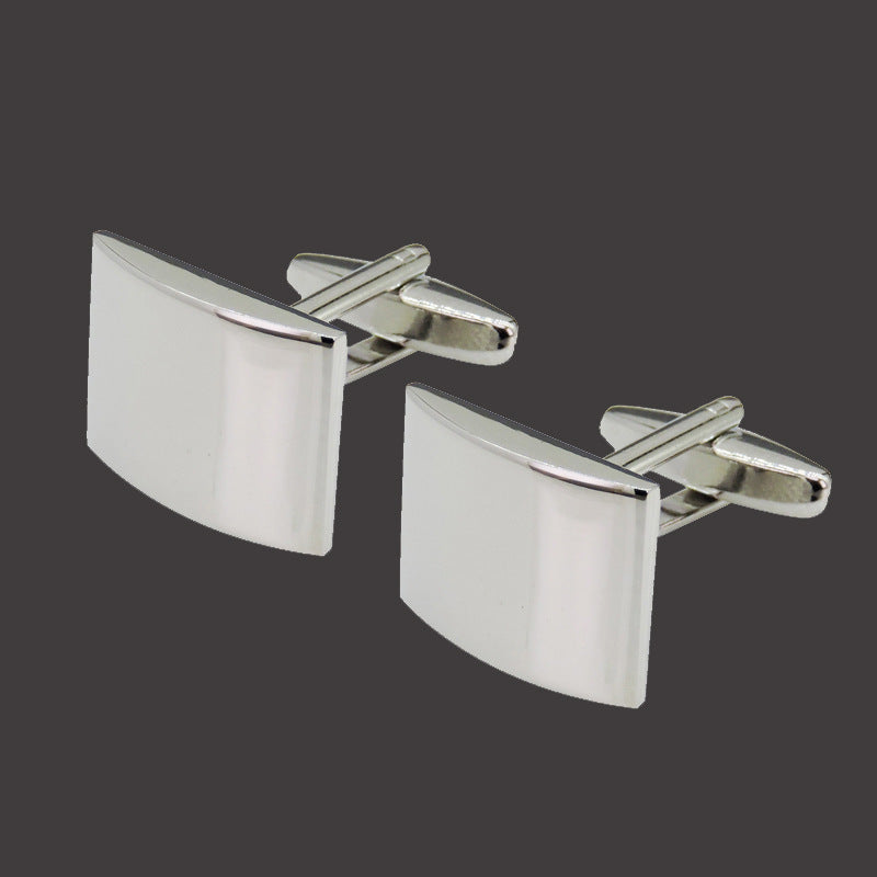 Men Metal Copper Cufflinks- Diamond Sadaf