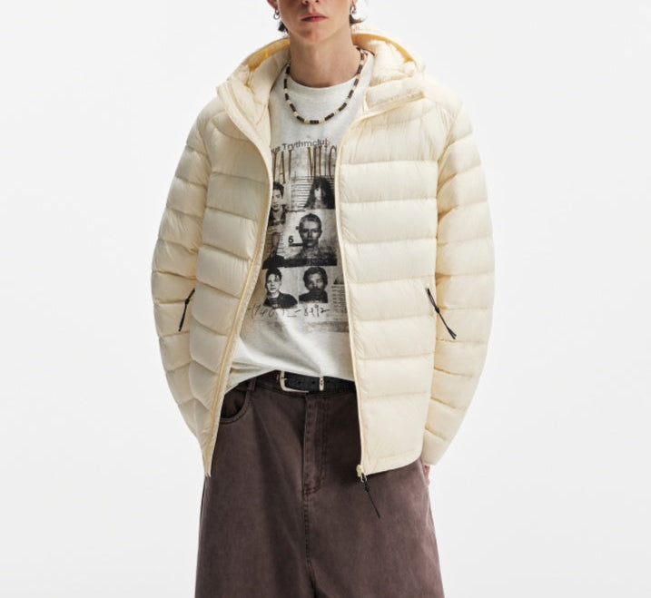 Ribbed Hooded Jacket