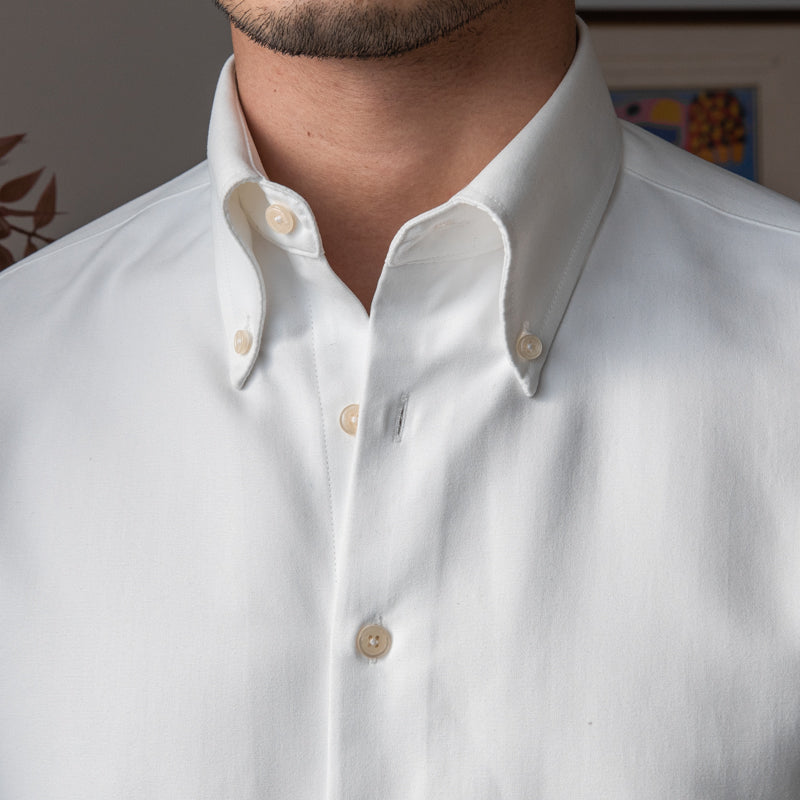 Long Sleeve Shirt – Thick Warm Button Collar