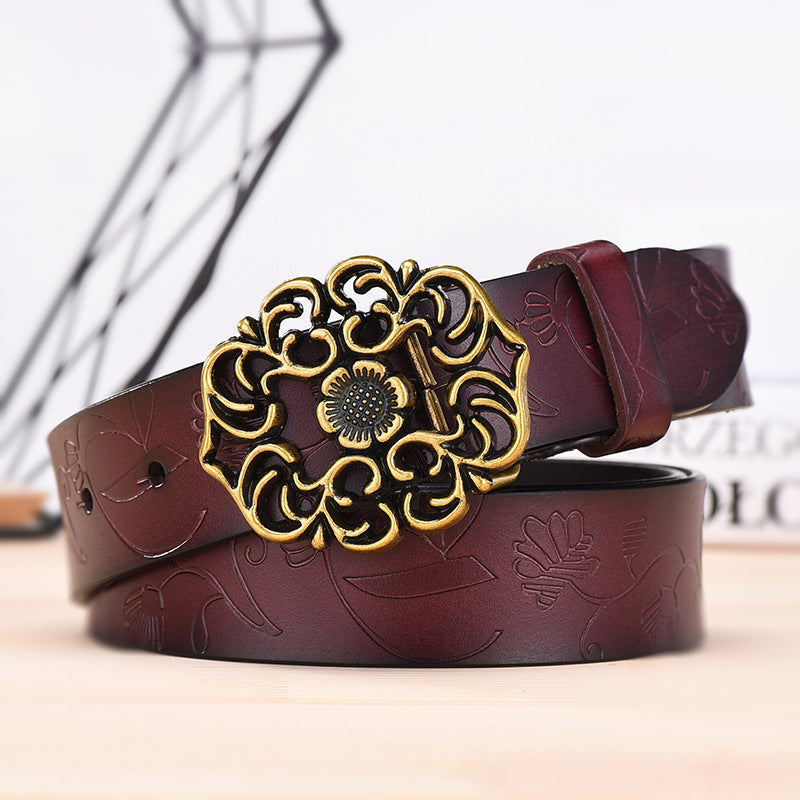 Wide  Fashion Casual Pants Belt