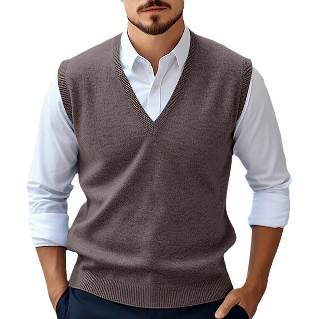 Men's Sleeveless Sweater Vest Casual