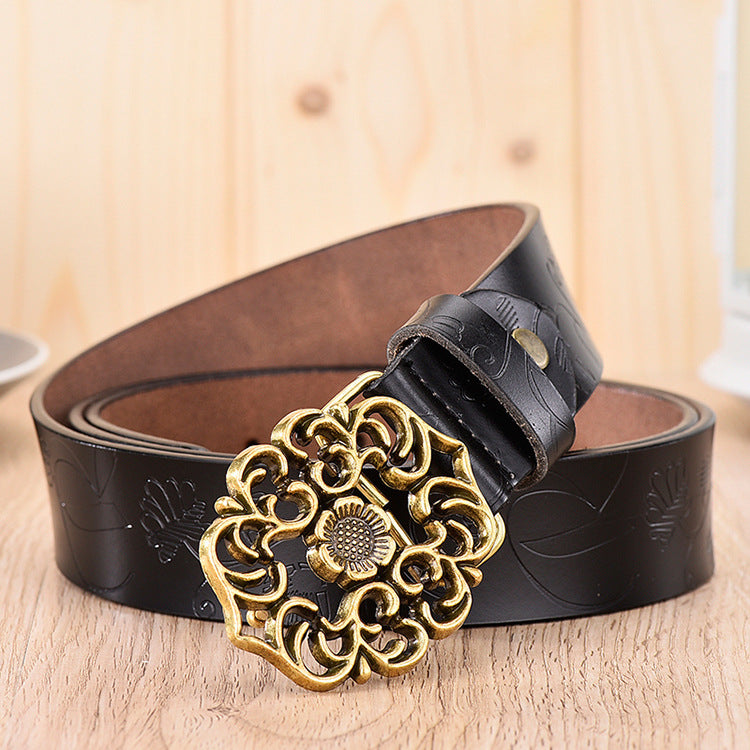 Wide  Fashion Casual Pants Belt
