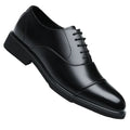 Leather Shoes Men's Height Increasing Insole Pointed Toe Wedding Shoes