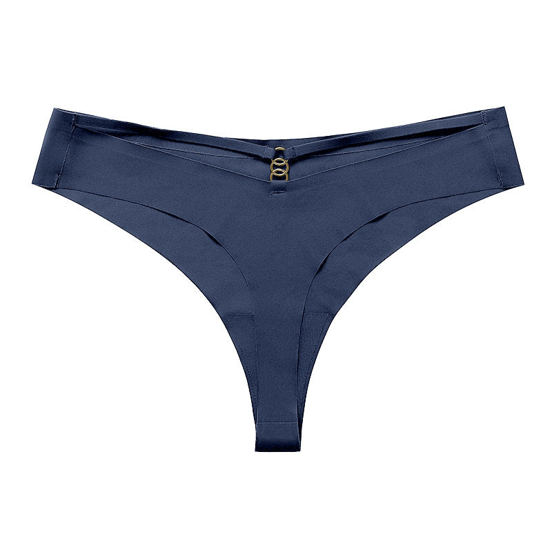 Silk One-piece Sports Underwear T-string