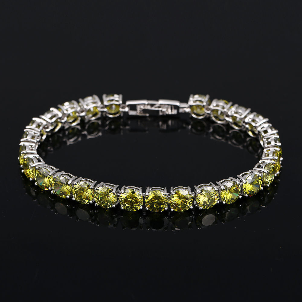 Carat Diamond Super Flash AAA Zircon Lady Bracelet