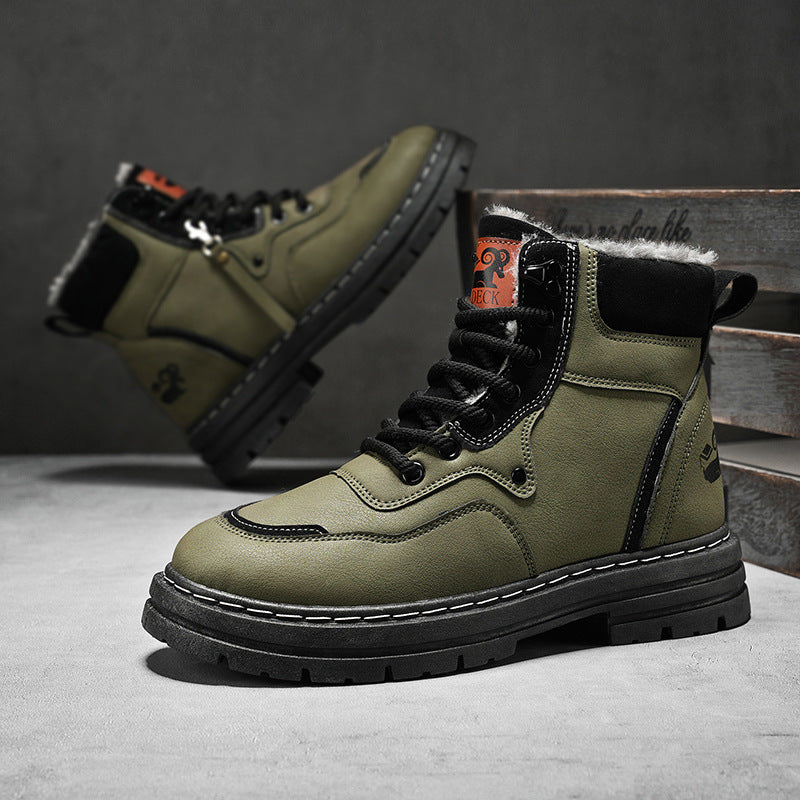 Men's  British Style High-top Martin Boots