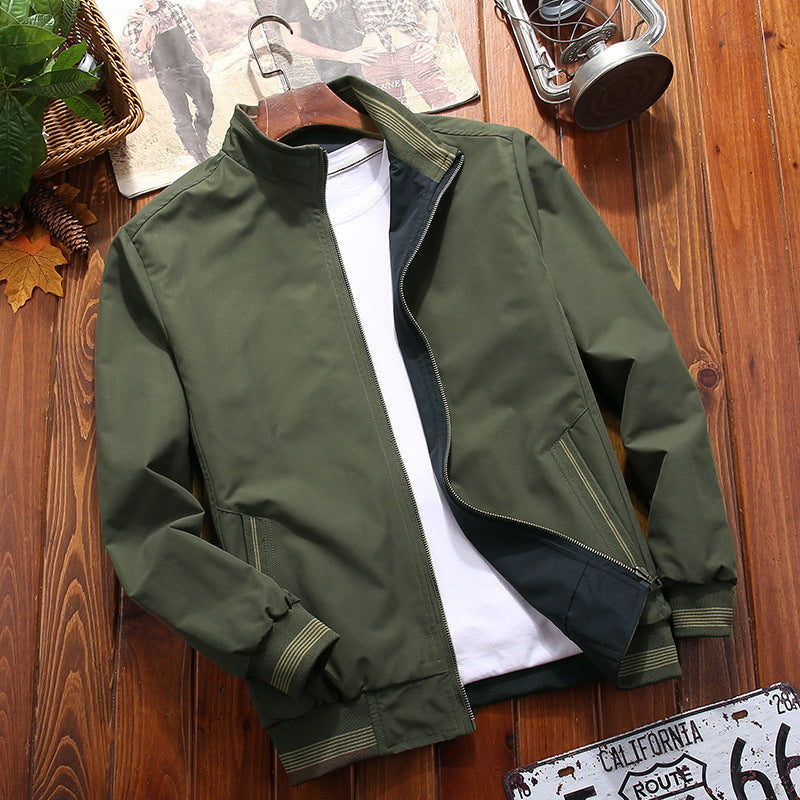 Stand Collar Casual Jacket