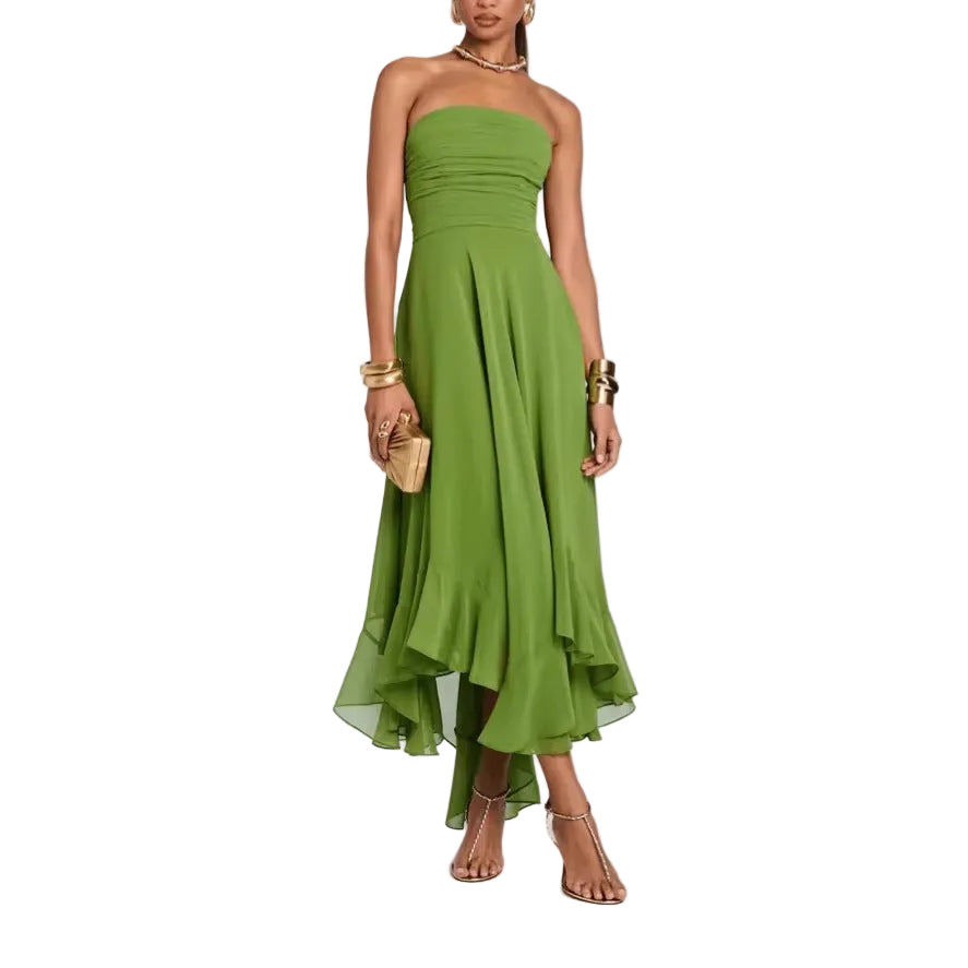 Ruched, Slim-fit  Maxi Dress