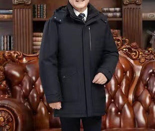 Men's Detachable Liner Mid-length Coat