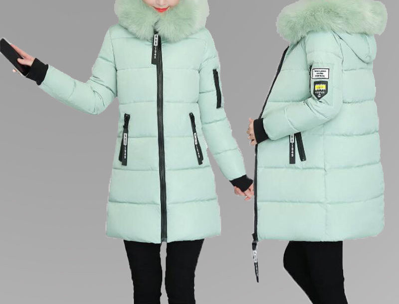 Mid-Length Slim Down Padded Jacket