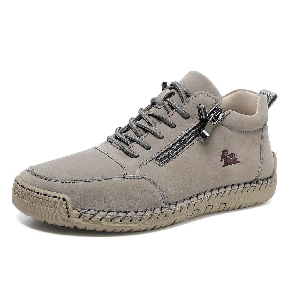 Handmade Stitching Female Soft Bottom Flat Shoes Casual