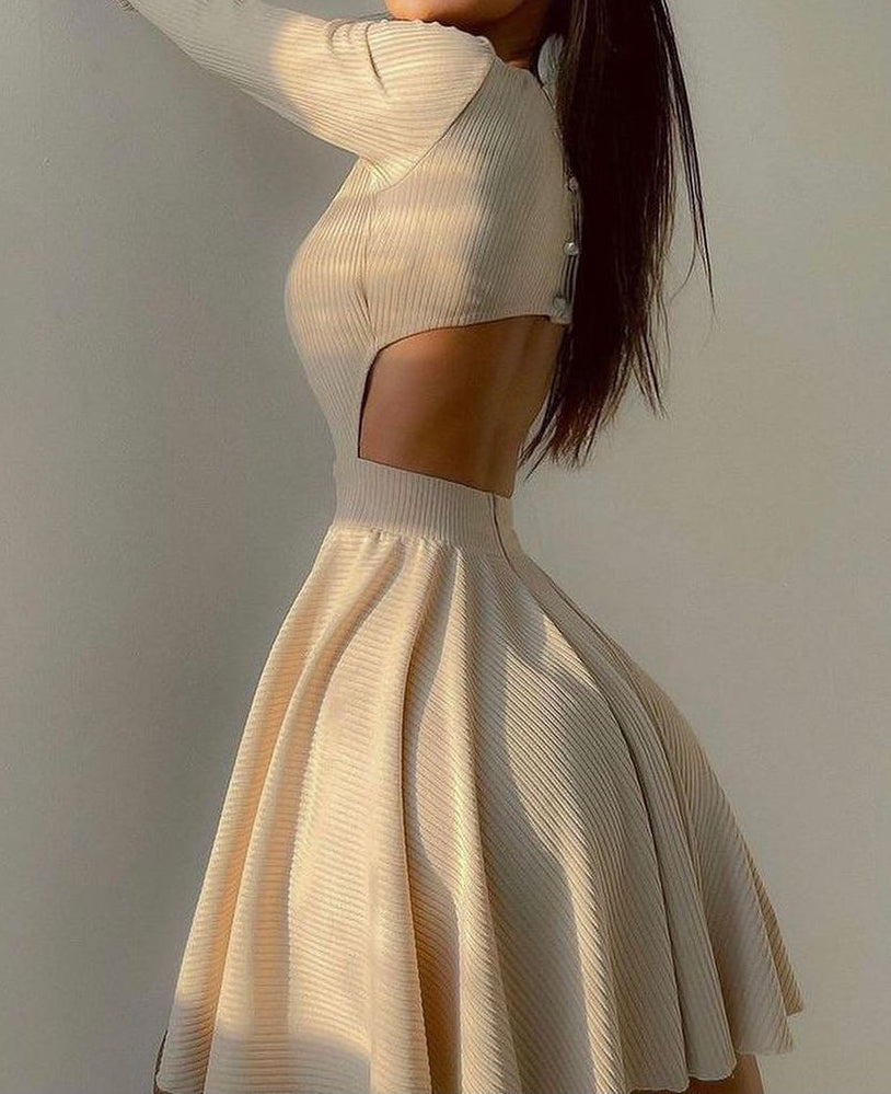 Y2K Long-sleeved Dress