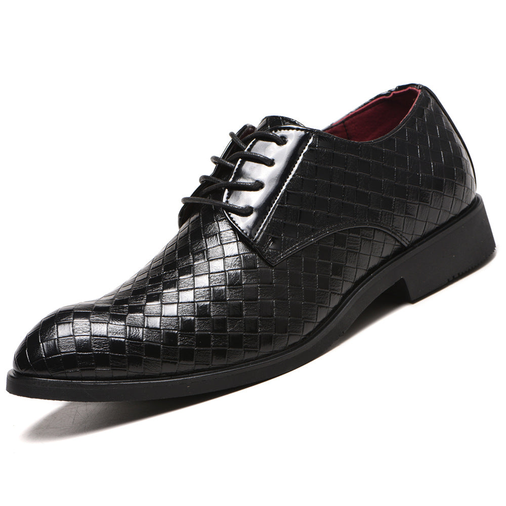 Men's Commercial Rubber Leather Shoes