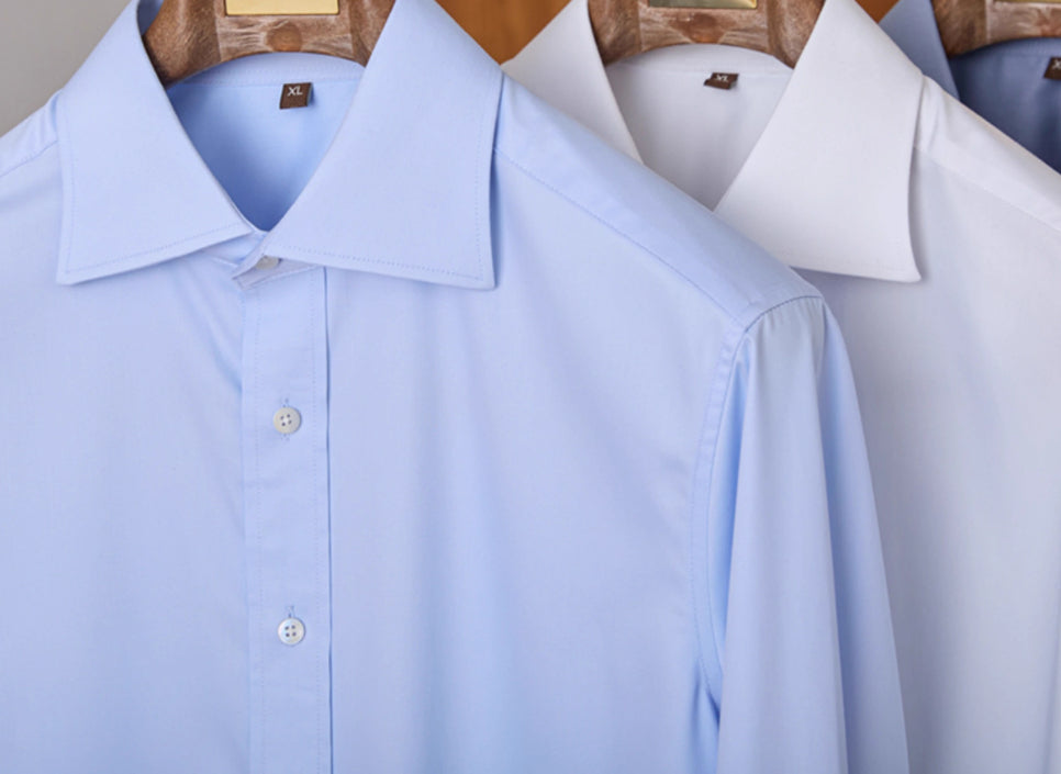 Italian Windsor Collar Shirt Iron-Free