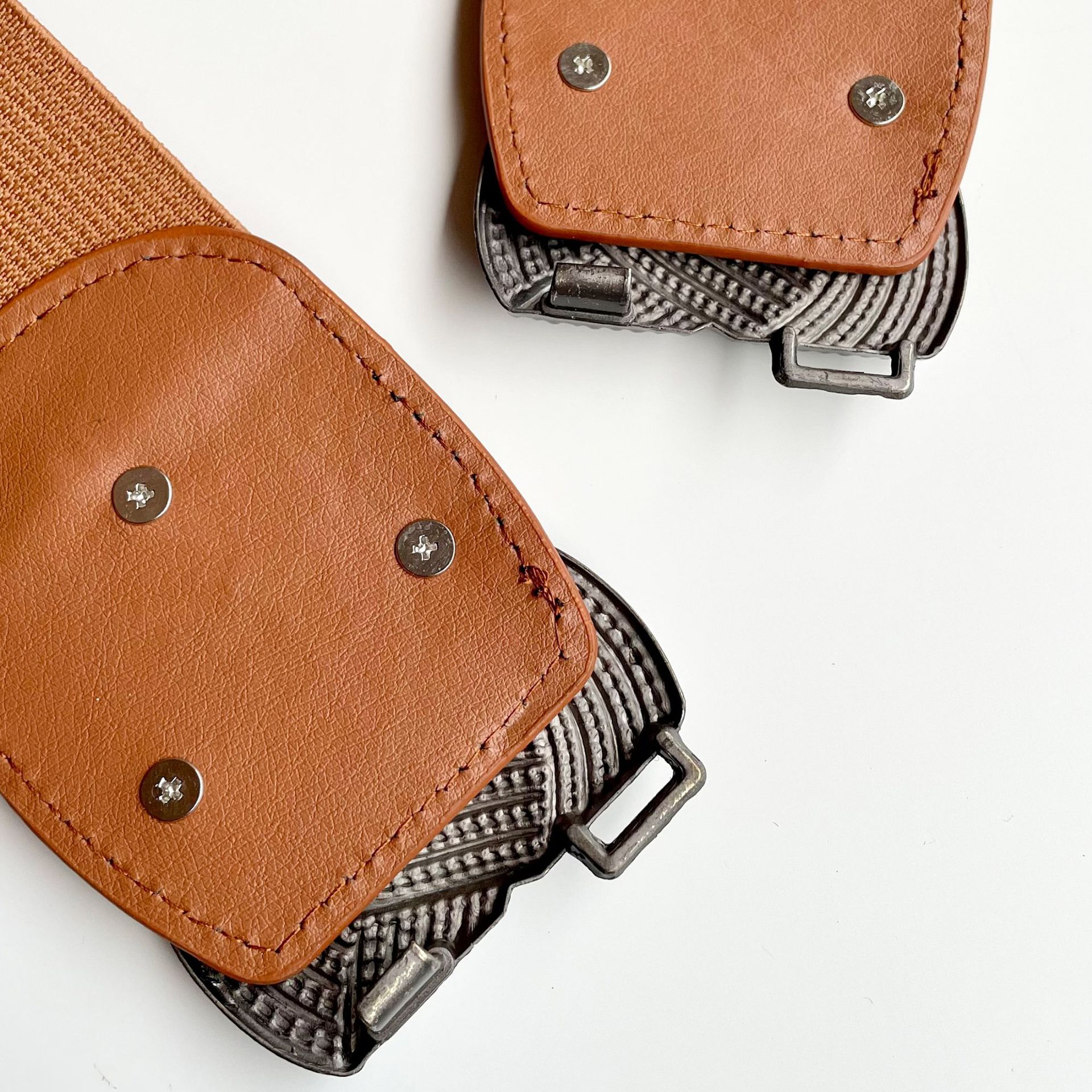 Retro Elastic Wide Belt
