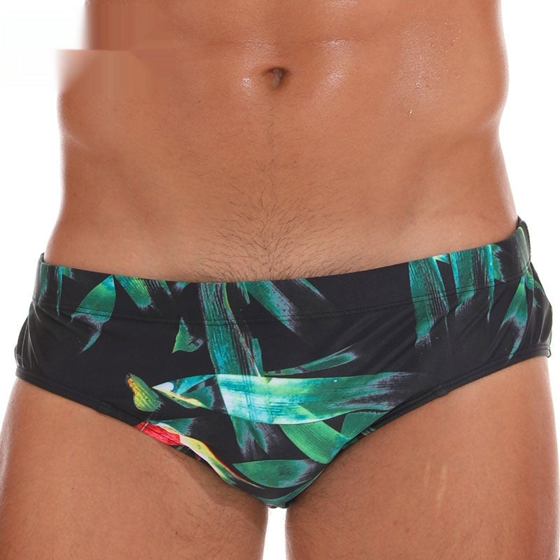 Solid Color Plus Size Swimming Shorts