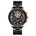 Quartz Watch For Men Black Gold Man Business Non Automatic Machine