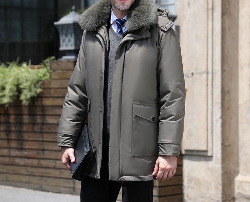 Men's Detachable Liner Mid-length Coat
